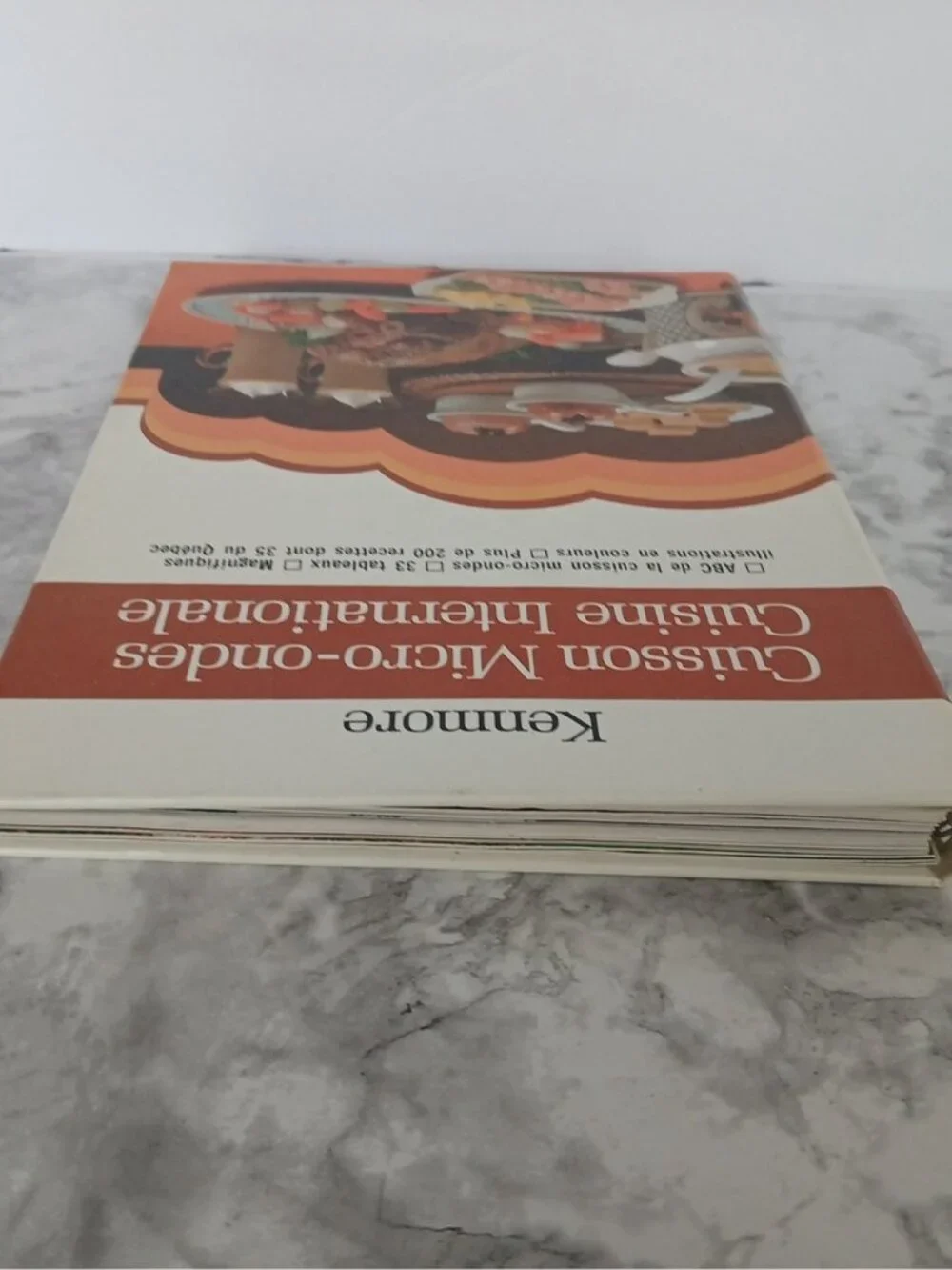 Livre de recettes Kenmore Cuisson Micro-ondes Cuisine Internationale Français